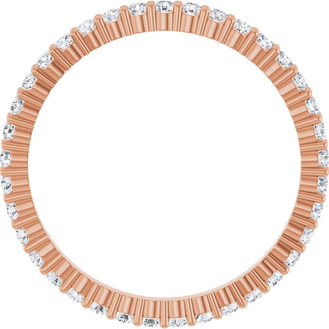 1/2 CTW Lab-Grown Diamond Eternity Band, Style 2