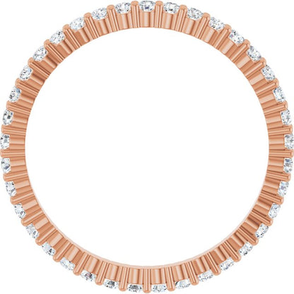 1/2 CTW Lab-Grown Diamond Eternity Band, Style 2