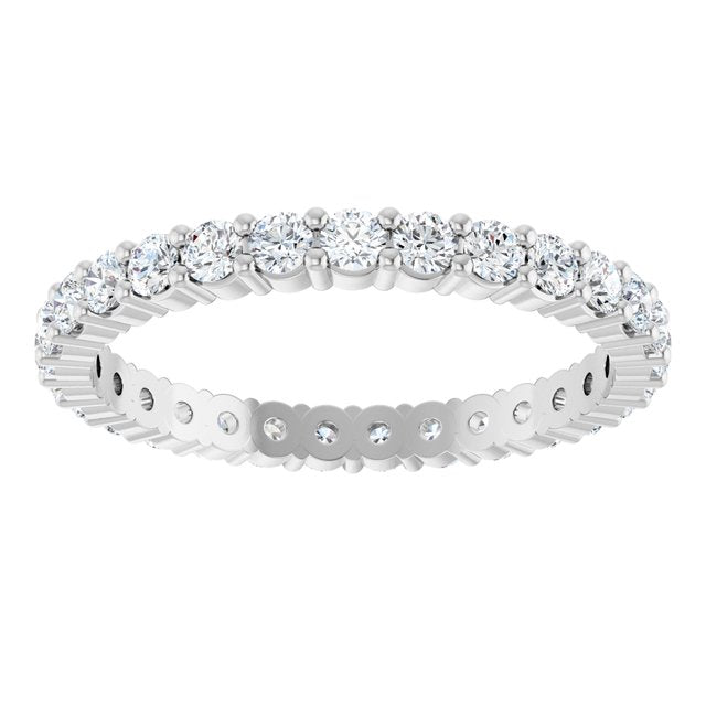 7/8 CTW Natural Diamond Eternity Band, 2.2 mm