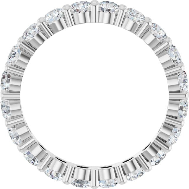 2 CTW Lab-Grown Diamond Eternity Band, 4.83 mm