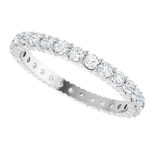 7/8 CTW Natural Diamond Eternity Band, 2.2 mm