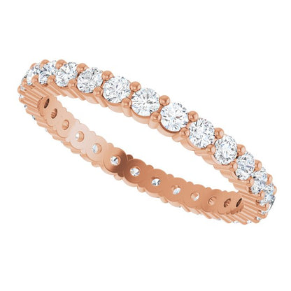 7/8 CTW Lab-Grown Diamond Eternity Band, 2.2 mm