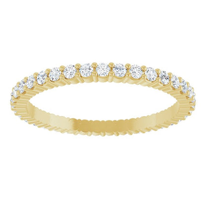 1/2 CTW Lab-Grown Diamond Eternity Band, Style 2