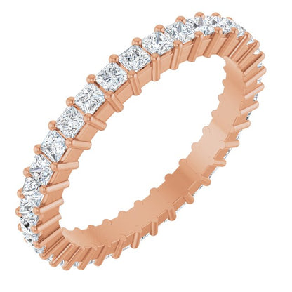 1 1/5 CTW Lab-Grown Diamond Eternity Band, Shared-Prong