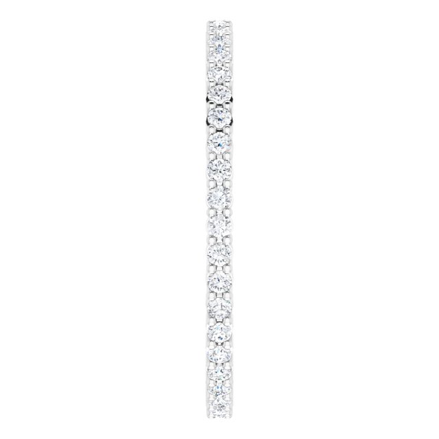 3/8 CTW Lab-Grown Diamond Eternity Band, Shared-Prong