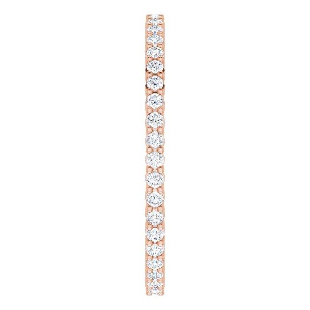 3/8 CTW Lab-Grown Diamond Eternity Band, Shared-Prong