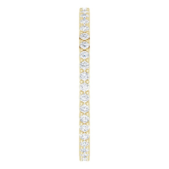 3/8 CTW Lab-Grown Diamond Eternity Band, Shared-Prong
