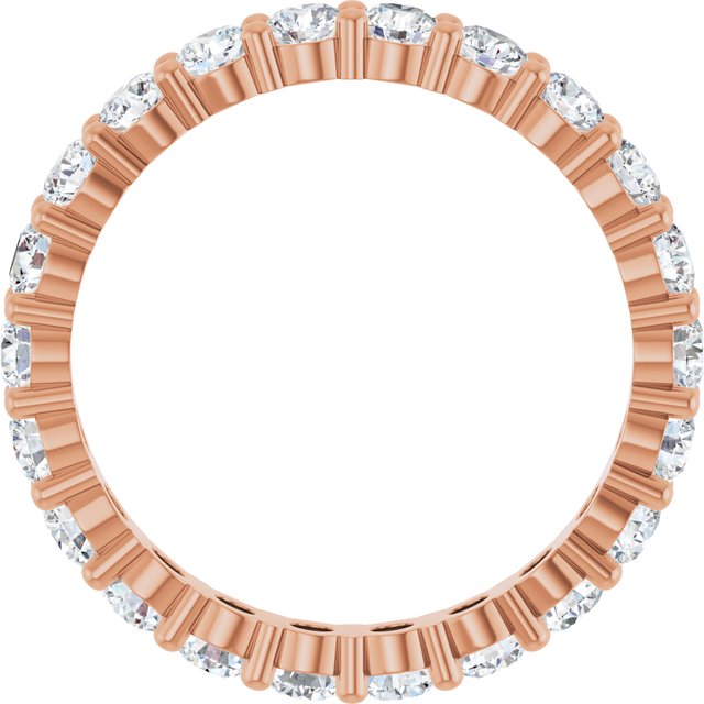 1 1/2 CTW Lab-Grown Diamond Eternity Band, Shared-Prong