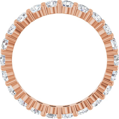 1 1/2 CTW Lab-Grown Diamond Eternity Band, Shared-Prong