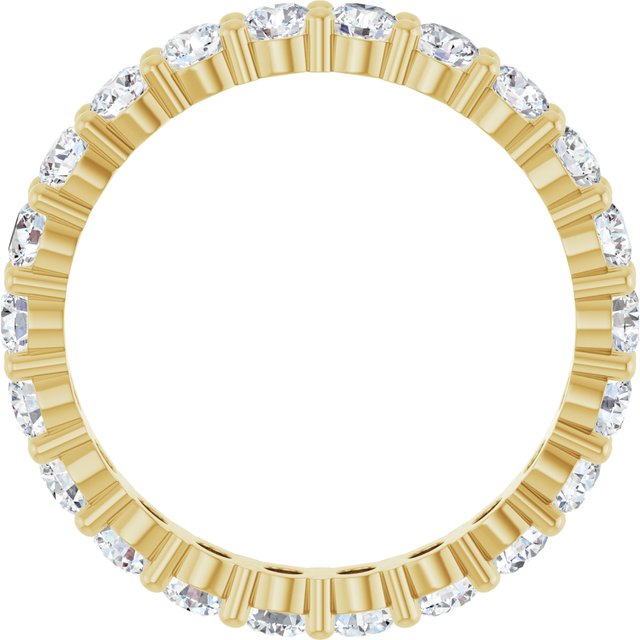 1 1/2 CTW Lab-Grown Diamond Eternity Band, Shared-Prong