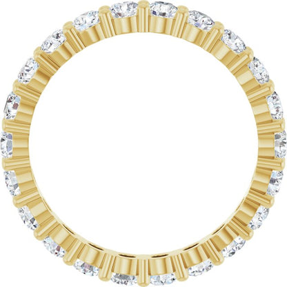 1 1/2 CTW Lab-Grown Diamond Eternity Band, Shared-Prong