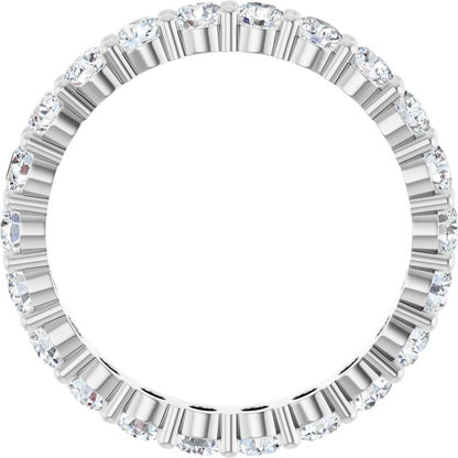 1 1/2 CTW Lab-Grown Diamond Eternity Band, Shared-Prong