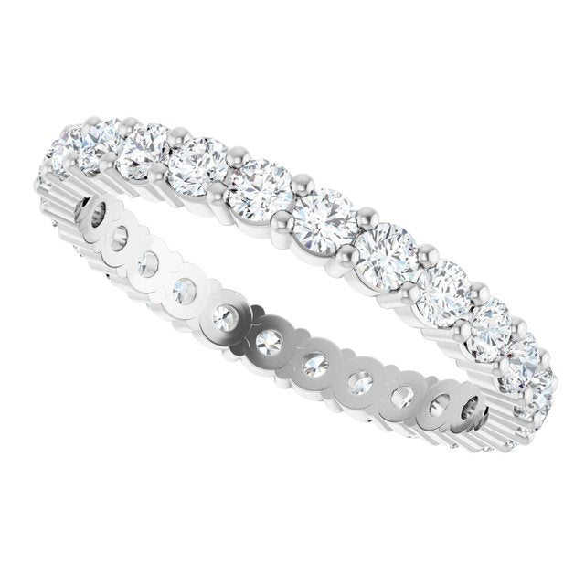 1 1/3 CTW Natural Diamond Eternity Band, 2.45 mm
