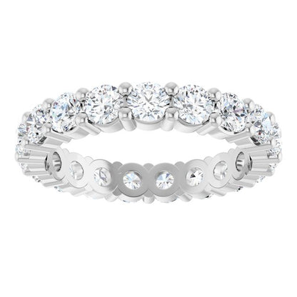 2 1/4 CTW Lab-Grown Diamond Eternity Band, Shared-Prong
