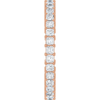 1 1/5 CTW Lab-Grown Diamond Eternity Band, Shared-Prong
