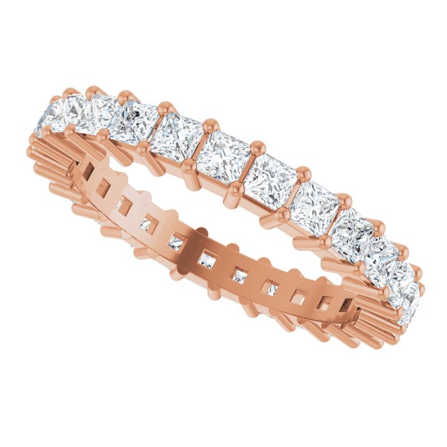 1 9/10 CTW Lab-Grown Diamond Eternity Band, Shared-Prong