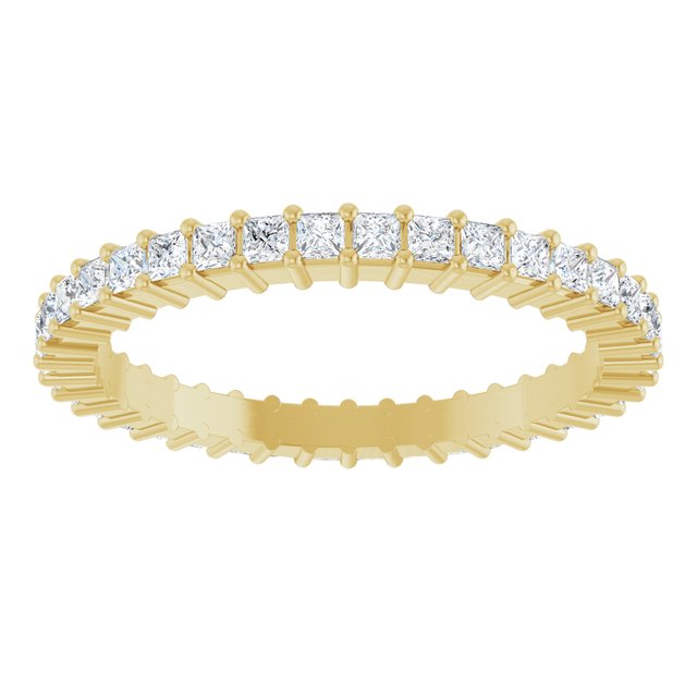 3/4 CTW Natural Diamond Eternity Band, Shared-Prong