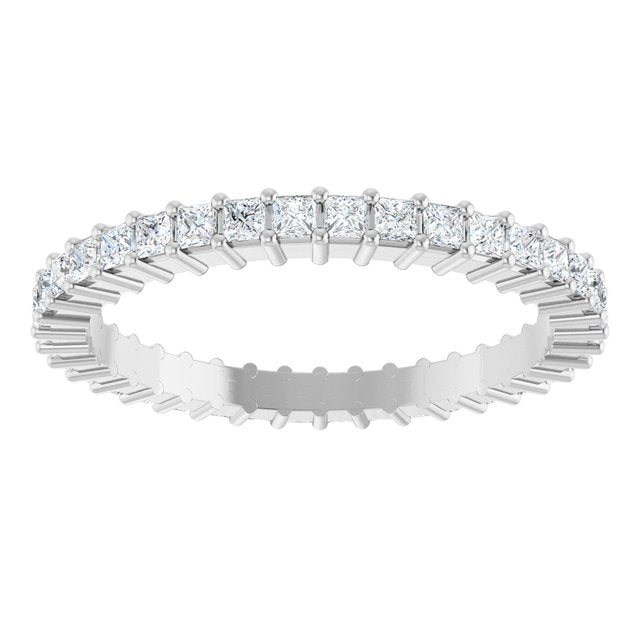 3/4 CTW Natural Diamond Eternity Band, Shared-Prong
