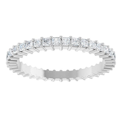 3/4 CTW Natural Diamond Eternity Band, Shared-Prong