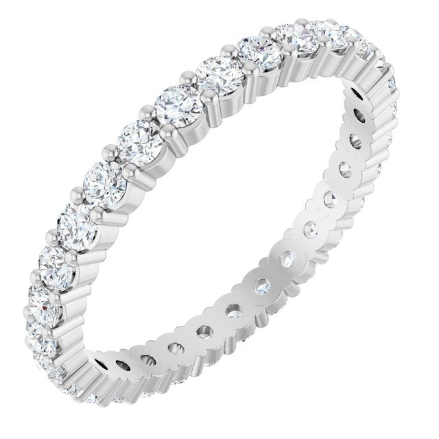 7/8 CTW Natural Diamond Eternity Band, 2.2 mm