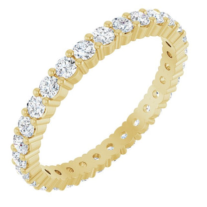 7/8 CTW Lab-Grown Diamond Eternity Band, 2.2 mm