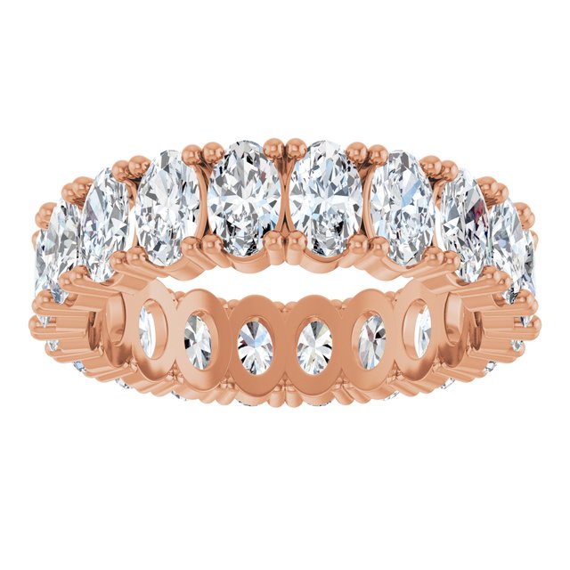 3 5/8 CTW Lab-Grown Diamond Eternity Band, 5.19 mm, Shared-Prong