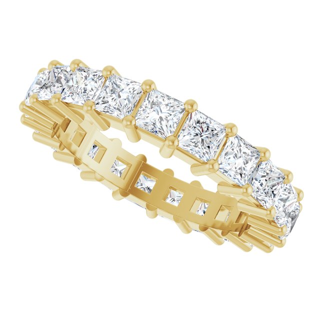 3 3/8 CTW Natural Diamond Eternity Band, Shared-Prong