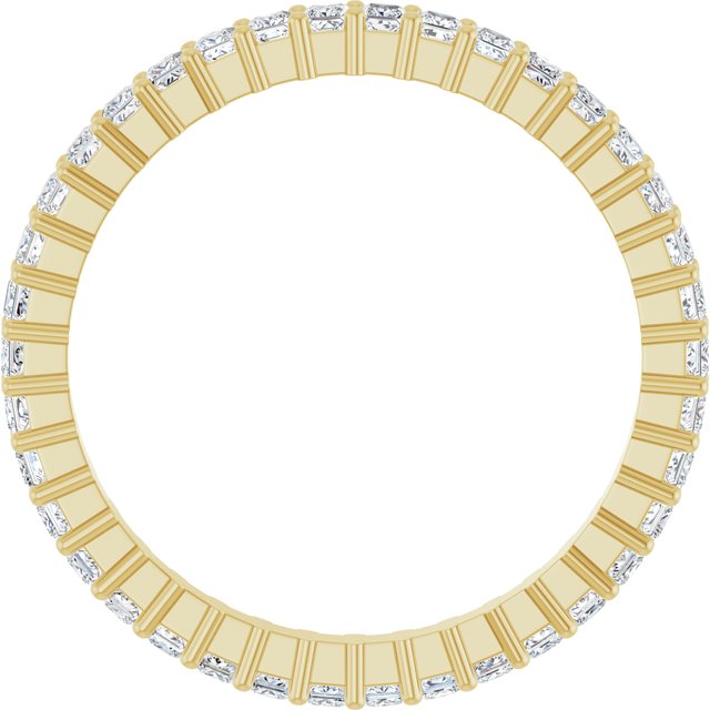 3/4 CTW Lab-Grown Diamond Eternity Band, Shared-Prong