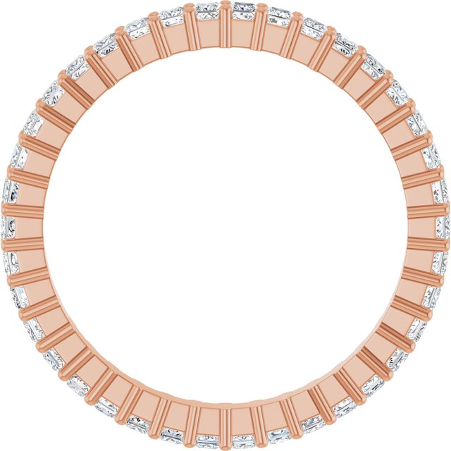 3/4 CTW Natural Diamond Eternity Band, Shared-Prong