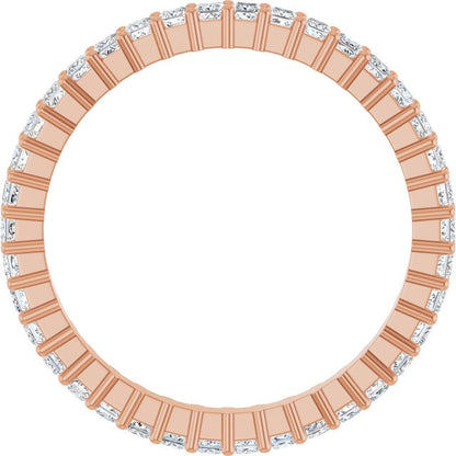 3/4 CTW Lab-Grown Diamond Eternity Band, Shared-Prong