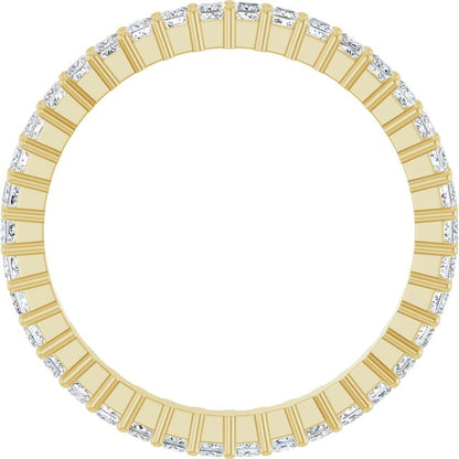 3/4 CTW Natural Diamond Eternity Band, Shared-Prong