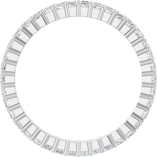 3/4 CTW Lab-Grown Diamond Eternity Band, Shared-Prong