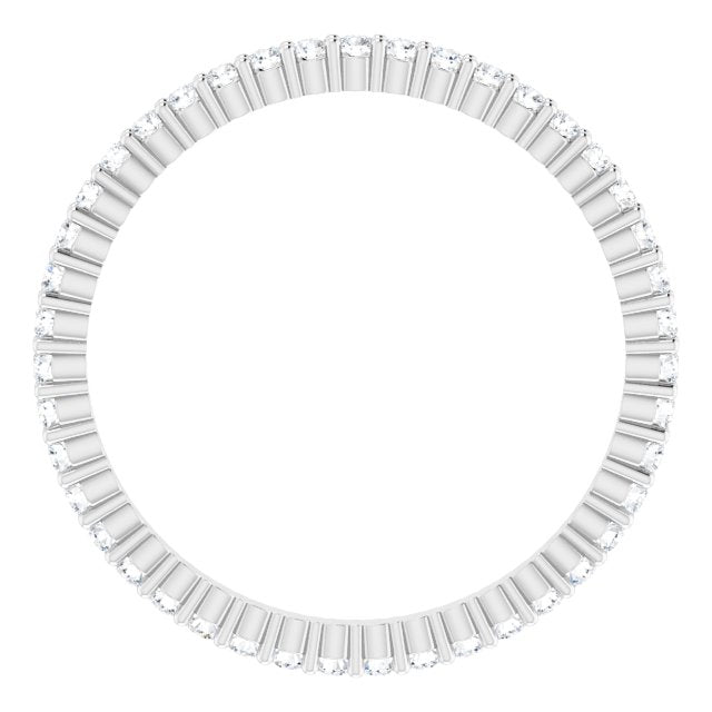 3/8 CTW Lab-Grown Diamond Eternity Band, Shared-Prong