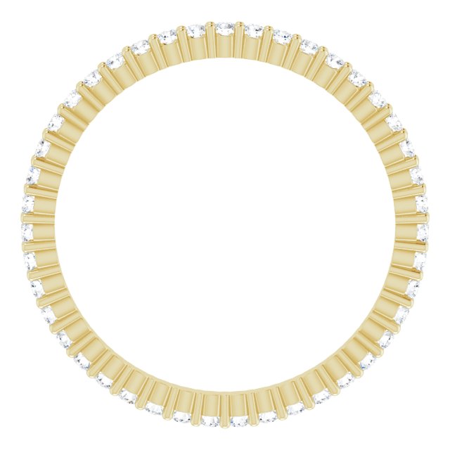 3/8 CTW Lab-Grown Diamond Eternity Band, Shared-Prong