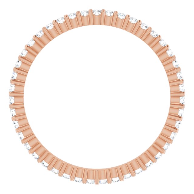 3/8 CTW Lab-Grown Diamond Eternity Band, Shared-Prong