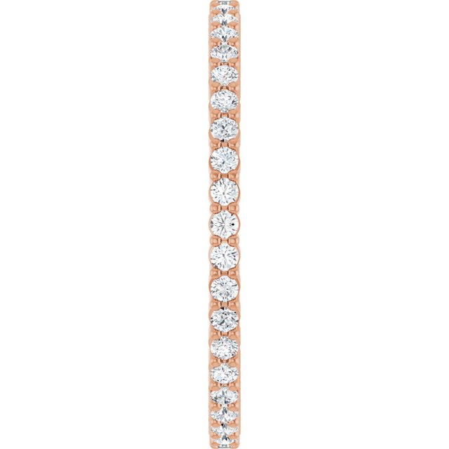1/3 CTW Lab-Grown Diamond Eternity Band, Shared-Prong