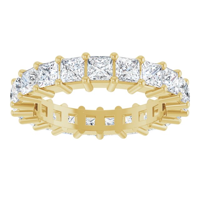3 3/8 CTW Natural Diamond Eternity Band, Shared-Prong