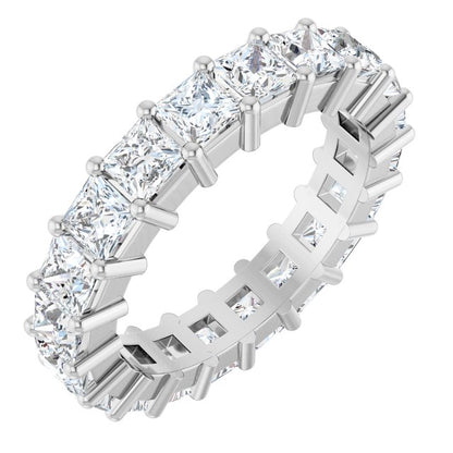 4 CTW Lab-Grown Diamond Eternity Band, Shared-Prong