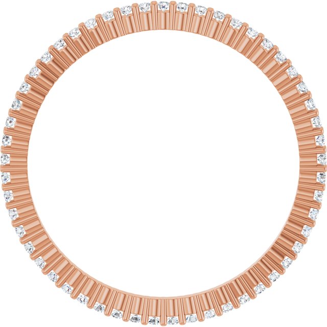 1/5 CTW Natural Diamond Eternity Band, Shared-Prong