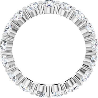 4 CTW Lab-Grown Diamond Eternity Band, Shared-Prong