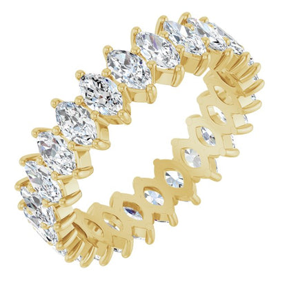 3 1/8 CTW Natural Diamond Eternity Band, 5.5 mm
