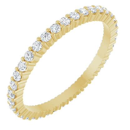 1/2 CTW Lab-Grown Diamond Eternity Band, Style 2