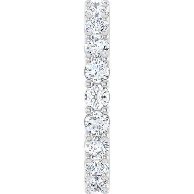 1 1/2 CTW Lab-Grown Diamond Eternity Band, Shared-Prong