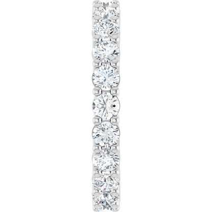 1 1/2 CTW Lab-Grown Diamond Eternity Band, Shared-Prong