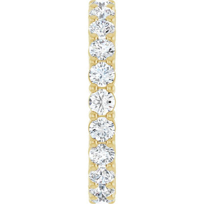 1 1/2 CTW Lab-Grown Diamond Eternity Band, Shared-Prong