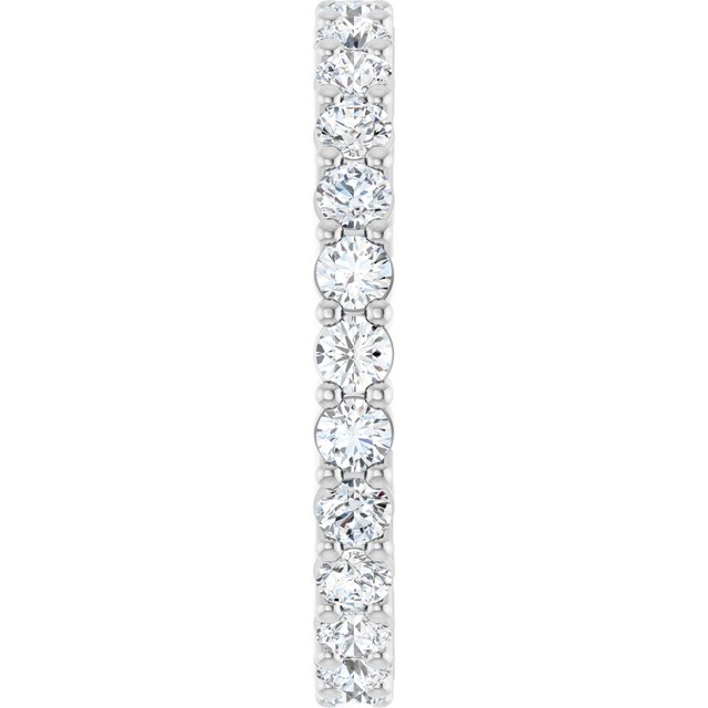 1 1/3 CTW Natural Diamond Eternity Band, 2.45 mm