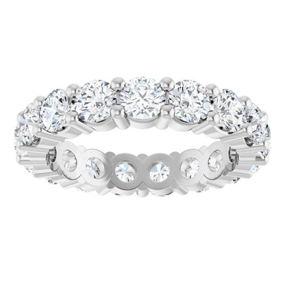 4 CTW Lab-Grown Diamond Eternity Band, Shared-Prong