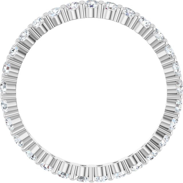 7/8 CTW Natural Diamond Eternity Band, 2.2 mm
