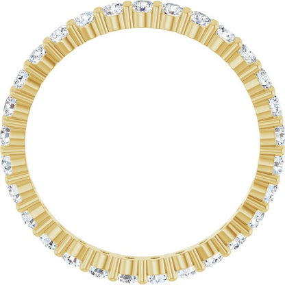 7/8 CTW Lab-Grown Diamond Eternity Band, 2.2 mm