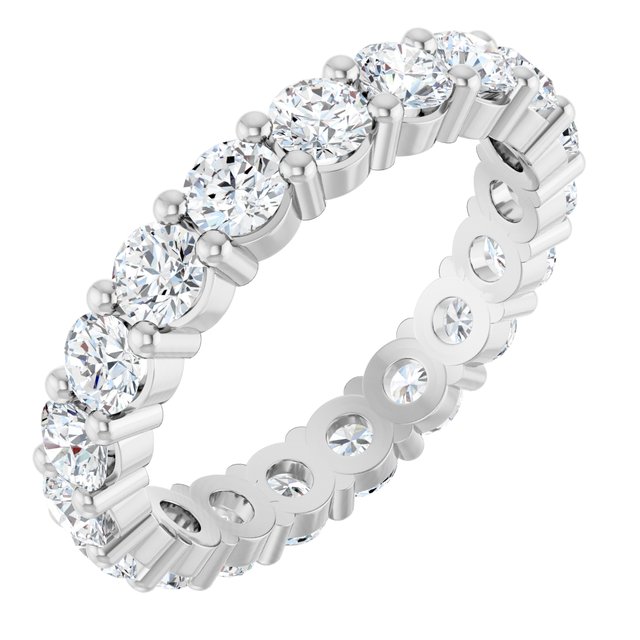 2 1/4 CTW Lab-Grown Diamond Eternity Band, Shared-Prong
